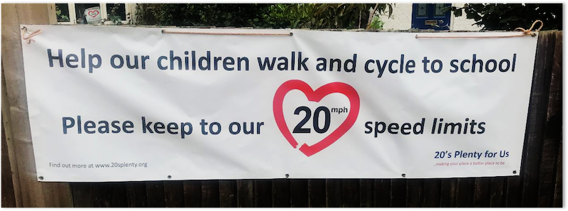 20mph sign