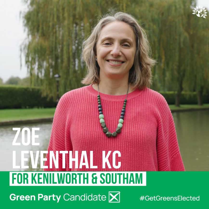 Zoe Leventhal - Green Party Candidate for Kenilworth and Southam